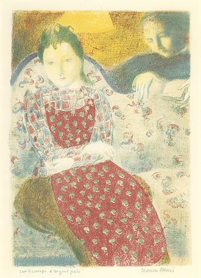 Sur la Canape d'Argent pale by Maurice Denis, 1898