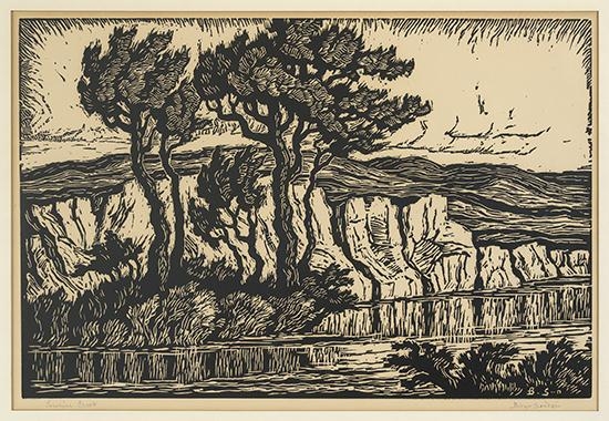 Sunshine Creek by Birger Sandzén, 1935