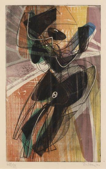 Danse du Soleil by Stanley William Hayter, 1951