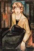 PORTRET VAN EEN JONGE VROUW - Harmen Hermanus Meurs