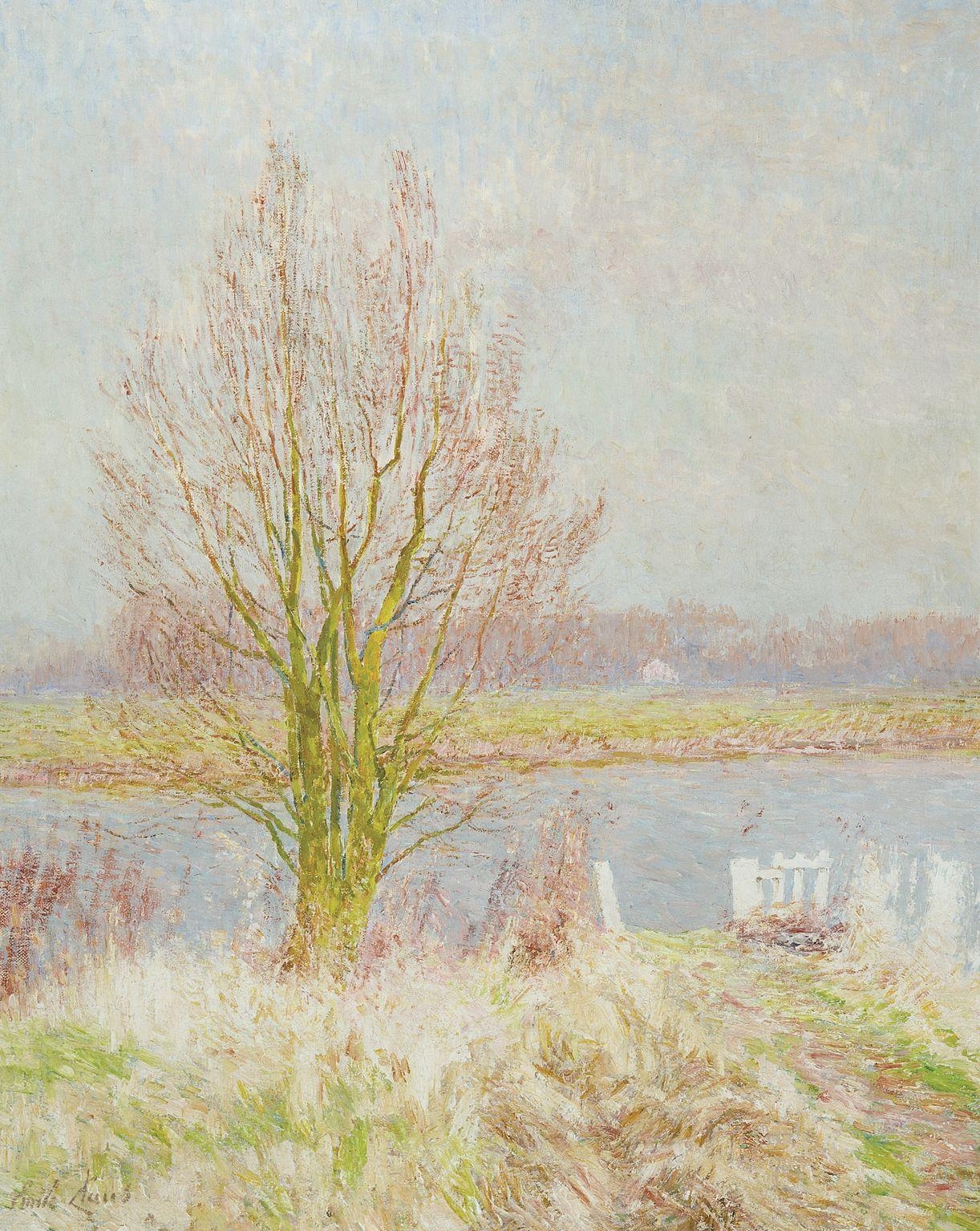 Artwork by Emile Claus, LEIEBOORDEN, Made of Canvas