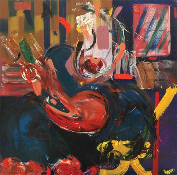 Screaming Newspapers by Rodney Pople, 1983