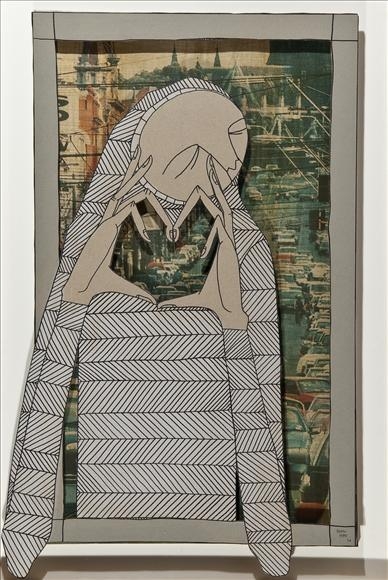 Artwork by Know Hope, Bless This Mess, Made of Mixed media on card