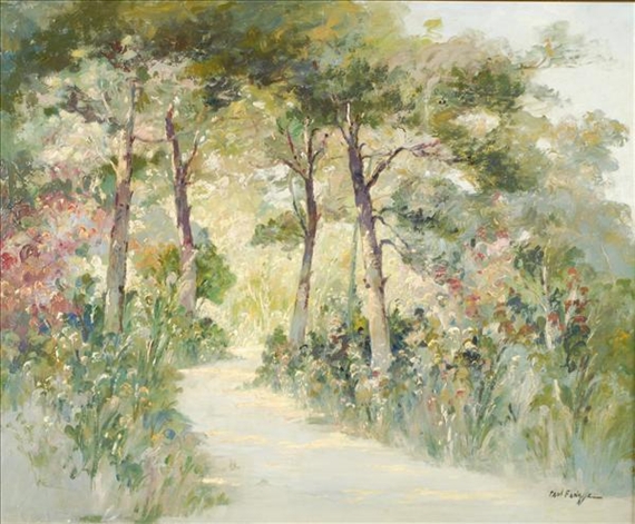 L'oued fleuri au printemps by Paul Fenasse