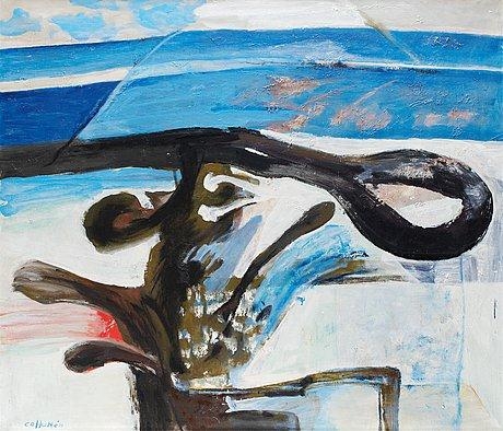 Carl Otto Hultén | Under himlens blå streck (1960s) | MutualArt