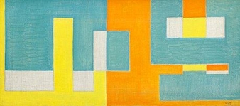 "Studie till väggmålning" - John Ivar Berg