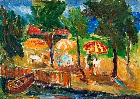 "Parasollerna" ("Caféet vid floden") by Ivan Ivarson