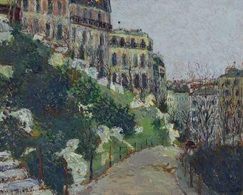Square Saint-Pierre à Montmartre by Maurice Utrillo, circa 1908