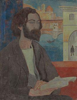 Portrait d'Emile Bernard à Florence by Paul Sérusier, 1893