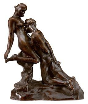 L'Eternelle idole, petit modèle by Auguste Rodin, Conceived in 1889, cast in 1930