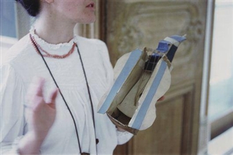 Woman with Picasso - Louise Lawler