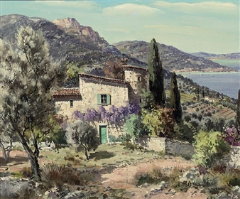 On the Côte d'Azur - Lucien Potronat