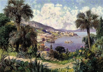 On the Amalfi coast - Gottfried Arnegger