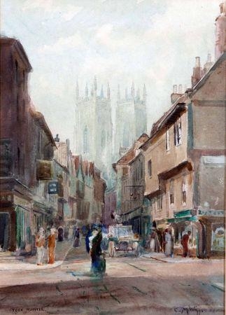 "York Minster" by Charles Mayes Wigg