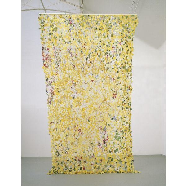 Artwork by Jim Hodges, When We Stay, Made of Silk, cotton, polyester and thread