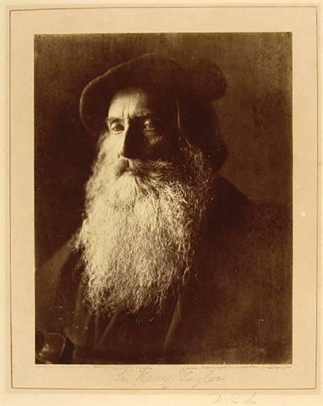 Sir Henry Taylor, A Study in the manner of Rembrandt by Julia Margaret Cameron, 1865