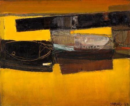 Summer Boats by Raimonds Staprans, 1963