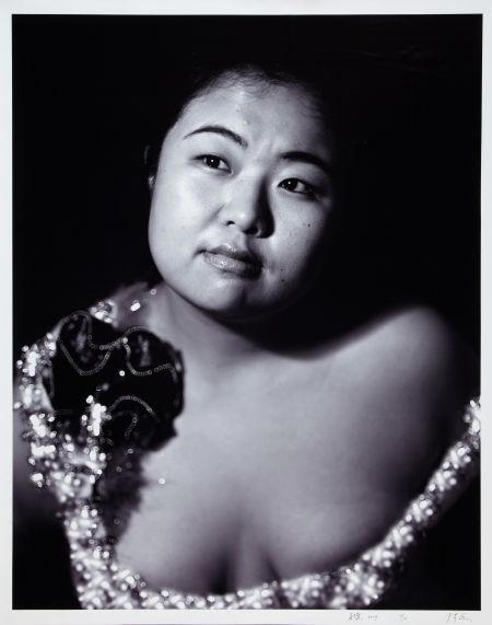 Artwork by Han Lei, A Girl Hugs a Tiger and Portrait of a Girl (2), Made of Chromogenic