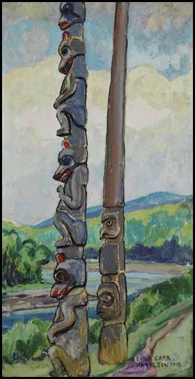 Hazelton by Emily Carr, 1912