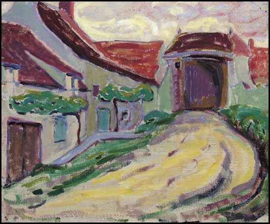 Village Track, Brittany by Emily Carr, circa 1911