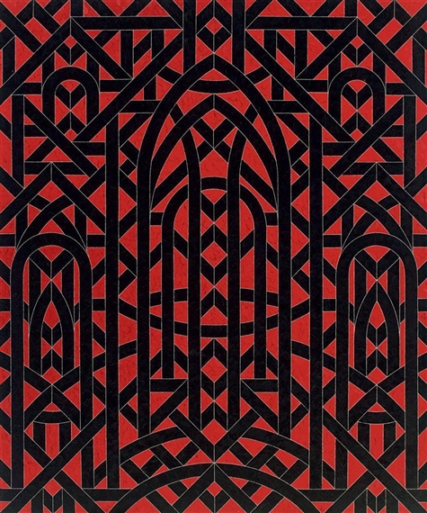 East End by Valerie Jaudon, 1980