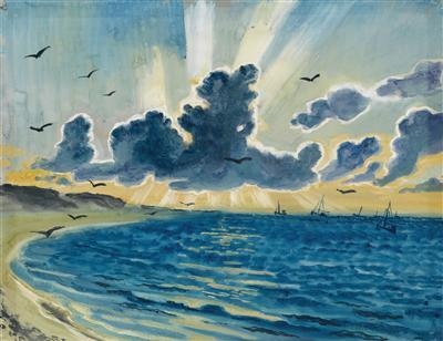 Baltic Sea coast by Max Pechstein, 1933