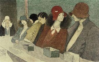Matinee by Joseph Edward Southall, 1930
