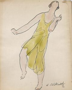 Abraham Walkowitz Draws Isadora Duncan Dancing: Modern Gestures - Zabriskie Gallery