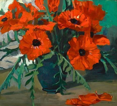 Artwork by Francis McComas, A vase of flowers, Made of oil on canvas