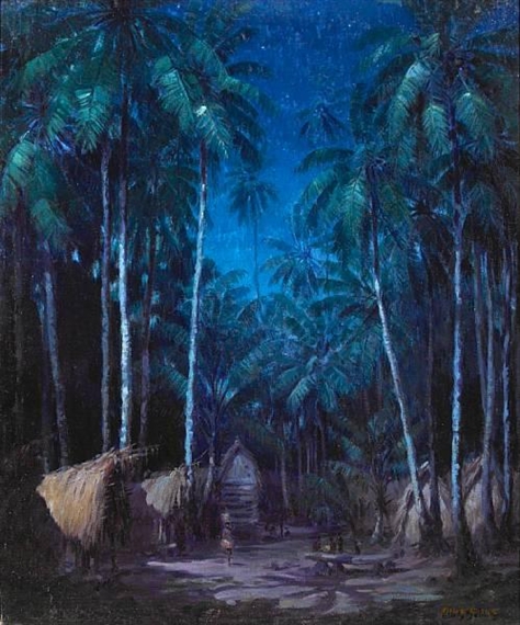 Tropical Blue Nocturne by Ellis Silas