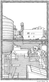 Matteo Pericoli's New York City views