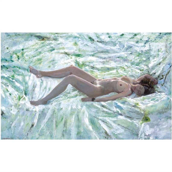 reclining Nude by Maria Filopoulou