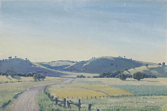 HILLS OF NORTHAM by Elioth Gruner, 1936