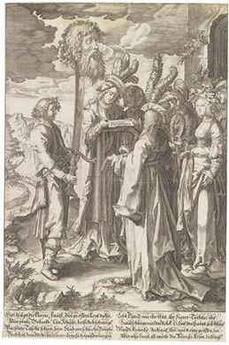 David with the head of Goliath by Jan Pietersz Saenredam