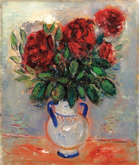 Reuven Rubin | Roses | MutualArt