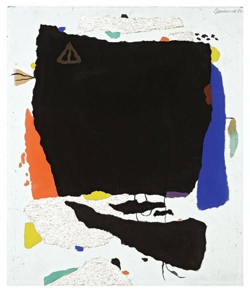 „MONTARU MIT GONDEL“ by Willi Baumeister, 1954