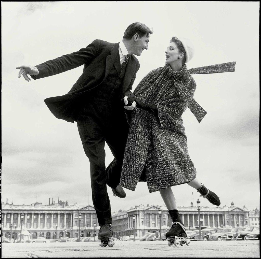 Suzy Parker and Robin Tattersall, Dress by Dior, Place de la Concorde, Paris, August 1956 by Richard Avedon, printed in 2002