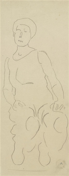 Study of a woman by Ferdinand Hodler