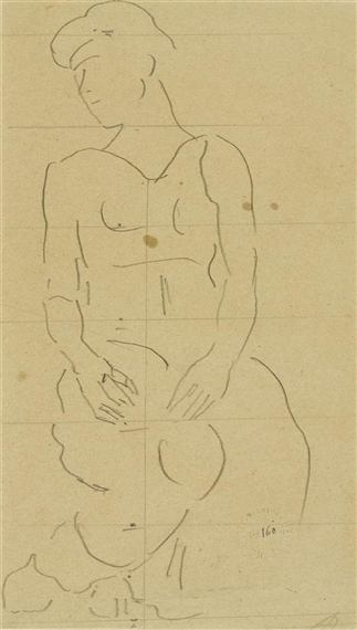 Study for "La Florasion" by Ferdinand Hodler