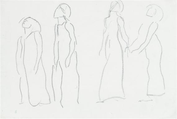 Figure study by Ferdinand Hodler