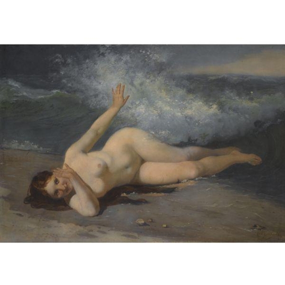 The Bather by Firs Sergeevich Zhuravlev