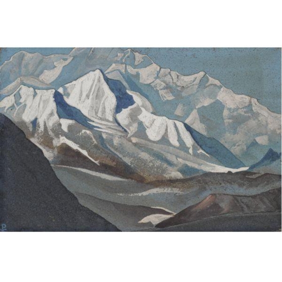 Himalayas, Kanchenjunga by Nicholas Roerich, 1938
