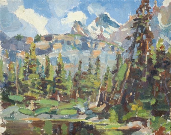 Carl Clemens Moritz Rungius | Mountain Landscape | MutualArt