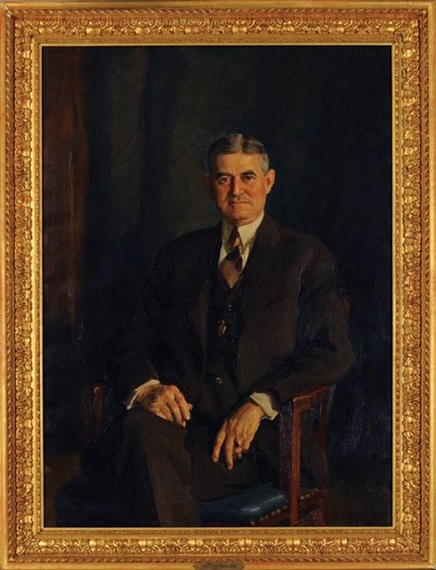 Portrait of W. Ross McCain by Louis Betts