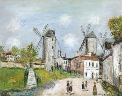 Les trois moulins à Montmartre