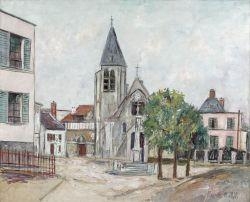 Eglise de Bièvres by Maurice Utrillo, circa 1934