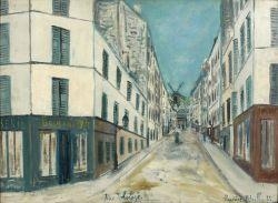 La rue Tholozé à Montmartre