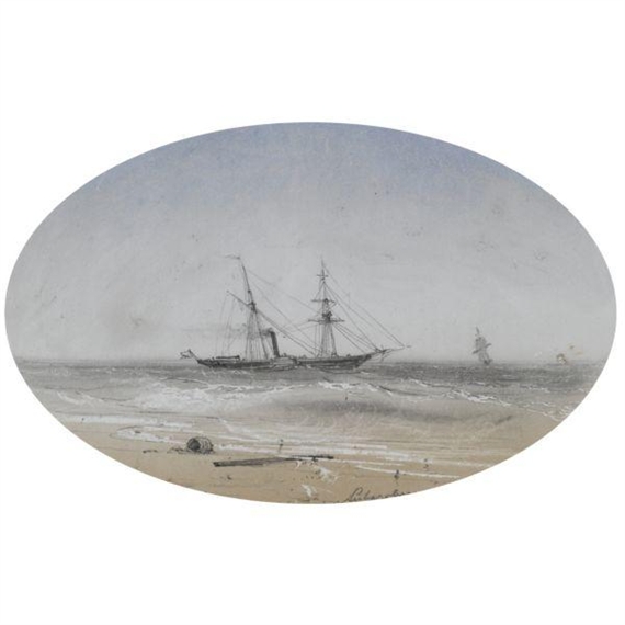 Shipping Off the Coast by Ivan Aivazovsky