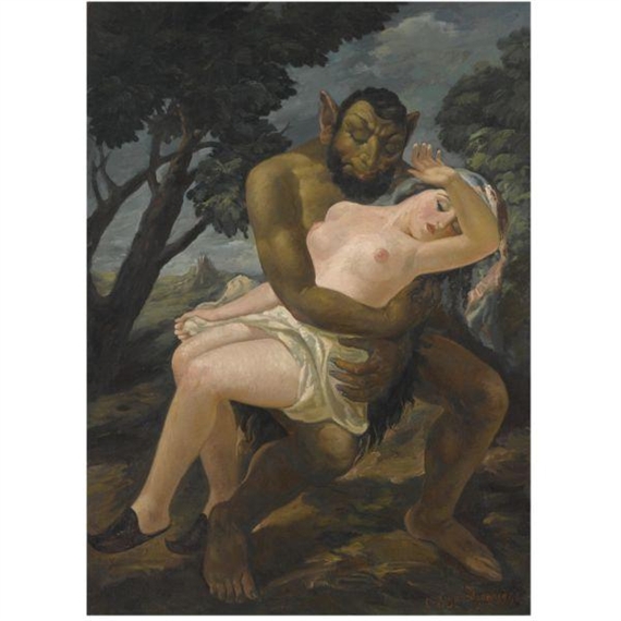 The Abduction by Lado Davidovich Gudiashvili , 1949