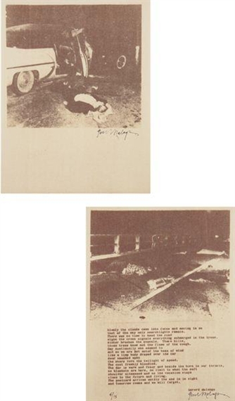 Set of 8: Thermofax portfolio by Gerard Malanga